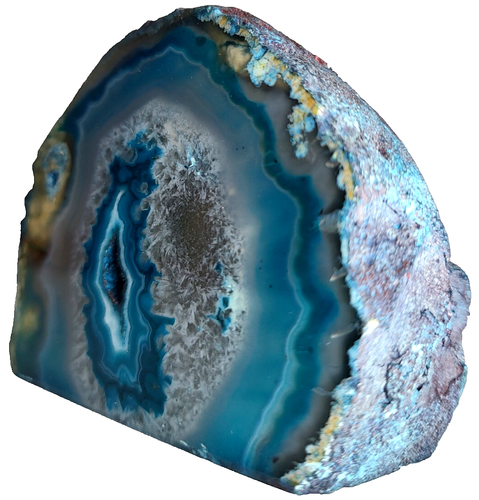 ACHATGEODE AMETHYST DRUSE KRISTALL EDELSTEIN ACHAT GEODE BERGKRISTALL QUARZ - Bild 3 von 3