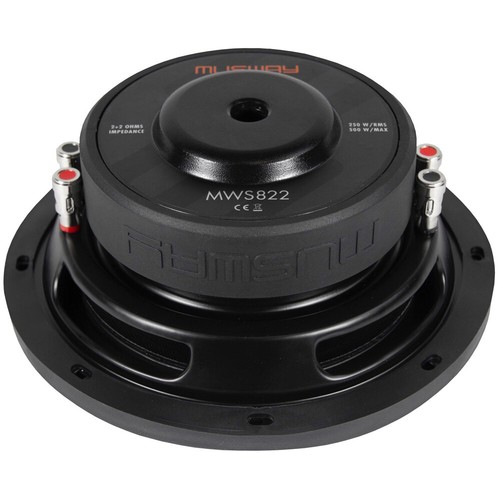 MUSWAY MWS822 20cm ( 8" ) Car Bass / Flach Subwoofer Lautsprecher 500W. Woofer - Bild 4 von 6