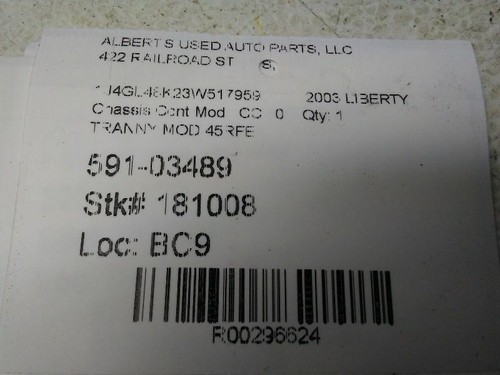 Módulo de transmisión 45RFE para Jeep Liberty 2003 - Imagen 5 de 8
