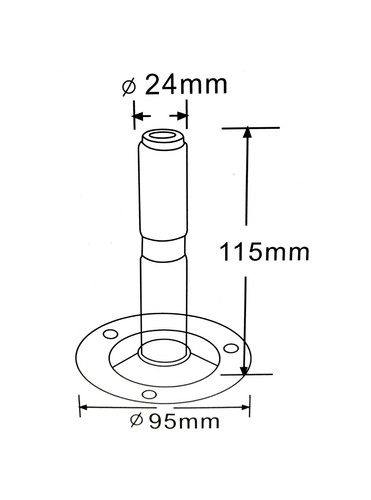 2x Luci Girofaro Lampeggianti A 40 Led Con 2 Supporti Piantoni Per Trattori - Bild 7 von 7