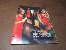 Hall Mack brochure catalog Bath Accessories hardware handle bathroom paper ad