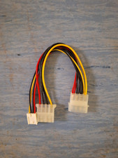 Molex 4 PIN to 4 Pole FLOPPY  4 PIN Molex Female Power Cable 20cm