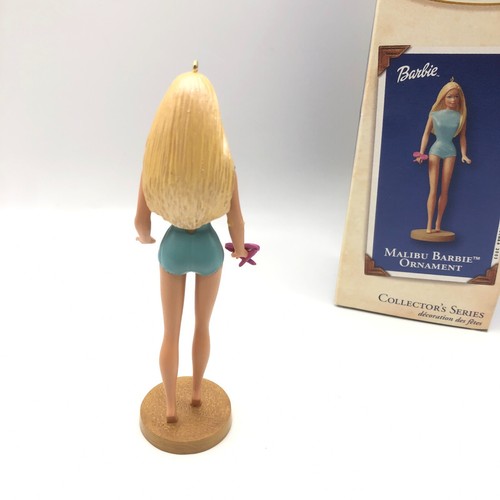 Hallmark Ornament 2003 MALIBU BARBIE ORNAMENT Collector's Series #10 Blue Blonde - Picture 11 of 13