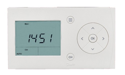 Danfoss TS710 - 087N7881 - 7 Day Heating Single Channel Time Switch MAINS - NEW - Picture 1 of 4