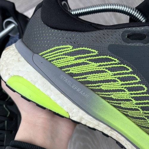 Scarpe Adidas Uomo Taglia UK 11 Solar Glide ST Boost Running Palestra Grigio Scarpe da Ginnastica - Foto 10 di 12
