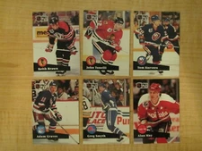 1991-92 Pro Set Series 2 Hockey Starter Lot of 6