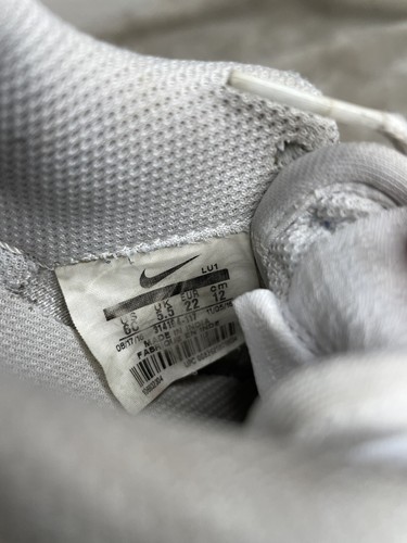 Nike Air Force 1 Triple White Leather Trainers Baby Toddler Kids Size 6C - Picture 6 of 6