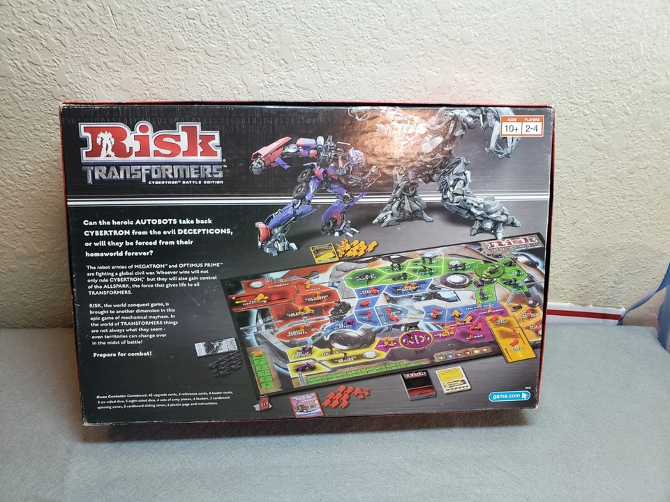 Risk Transformers Cybertron Battle Edition Board Game, Pre-owned, Complete - Image 2 of 4