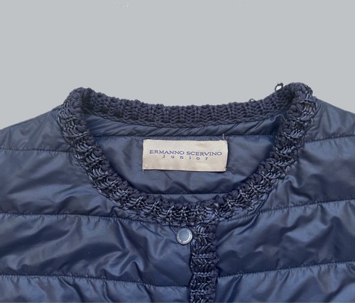 ERMANNO SCERVINO Junior Quilted Jacket Size 12 Made in Italy - Picture 4 of 8