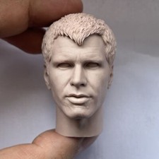 Figura de acción 1/6 Young Harrison Ford Killer Man Head tallada ajuste 12"" HT sin pintar