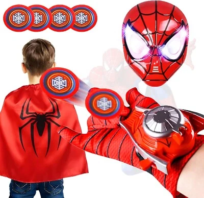 Spiderman Capes And LED Mask Launcher costume - Image 1 of 4