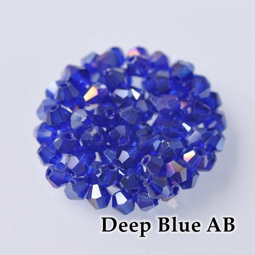 Wholesale 1000pcs 3mm Small Bicone Faceted Crystal Glass Loose Spacer Beads lot - Picture 17 of 83