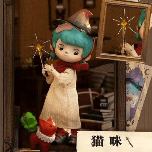 Panny's Box Little Painter With Witch 1 Series Blind Box Confirmed Doll Genuine - Picture 3 of 16