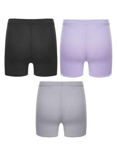Girls Modal Shorts Under Dress Dance Bike Shorts for Playground Gym Sport 3 Pack - Picture 78 of 156