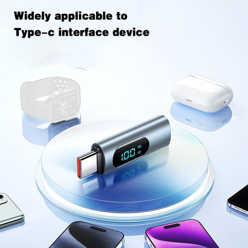 PD 100W 480Mbps USB-C to USB-C Adapter Type-C Fast Charging F Converter B9H0 - Picture 4 of 10