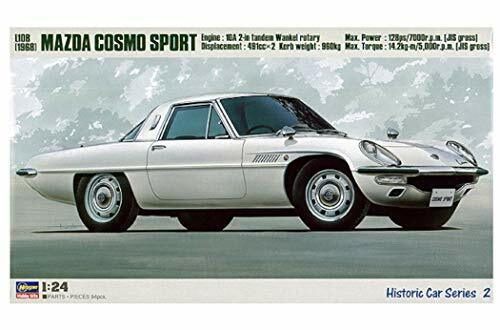 Hasegawa 1/24 MaßStab Mazda Cosmo Sport L10B 1968 Plastikmodellbausatz HC2-image