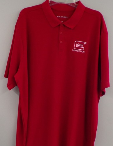 Glock Perfection Mens Embroidered Polo XS-6XL, LT-4XLT Gun Rights New - Picture 10 of 29