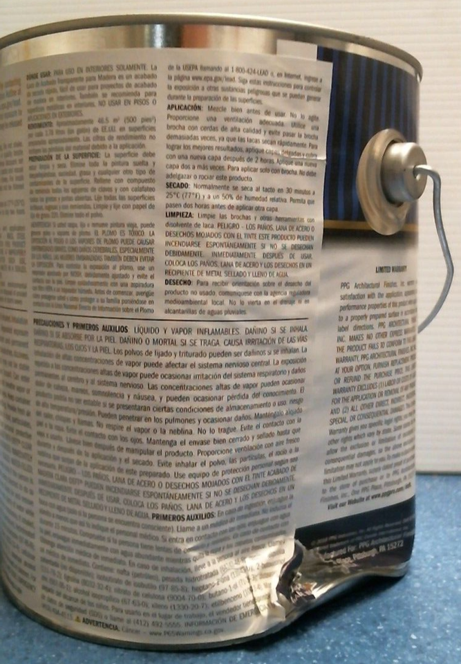 Deft Clear Wood Finish Satin Brushing Lacquer 1 Gallon (DFT017) FS eBay