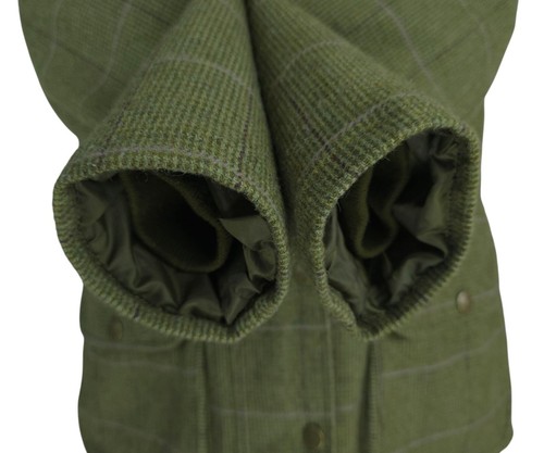 Hoggs of Fife Wmn Green Khaki Wool Check Hunting Shooting Tweed Jacket UK 16 /XL - Picture 9 of 15