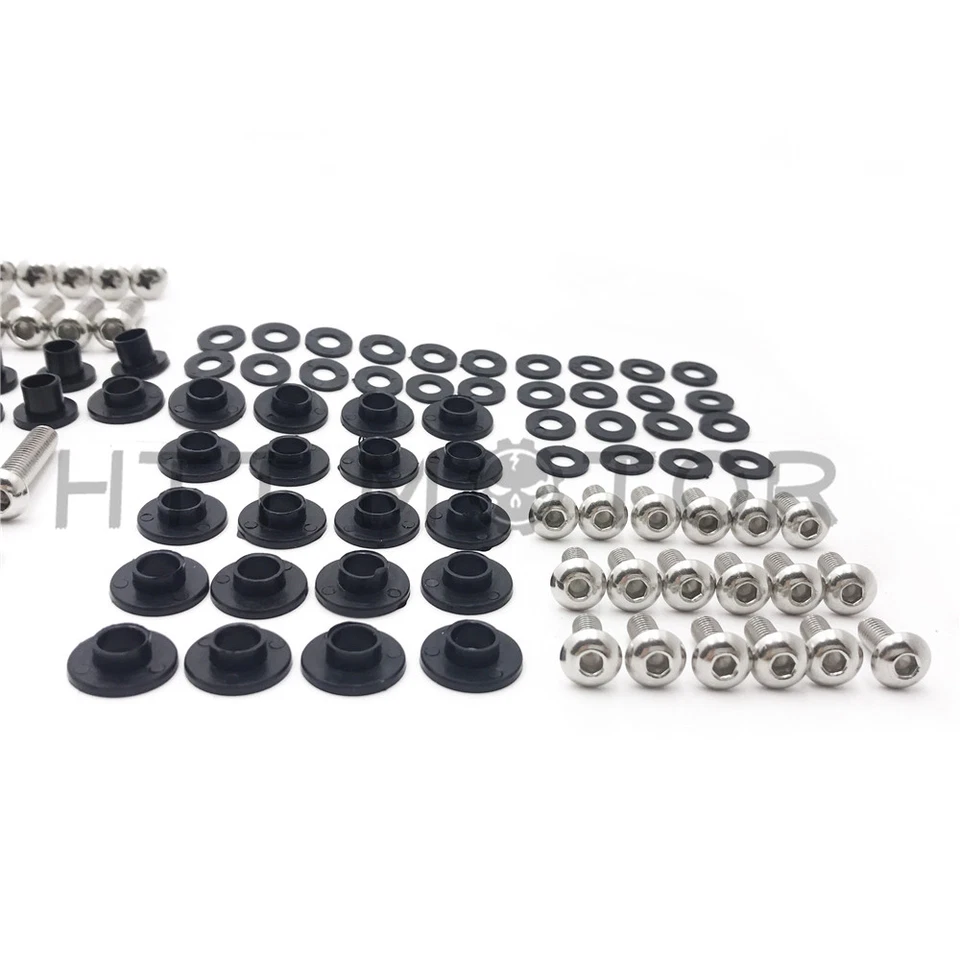 Kit de pernos de carenado carrocería tornillos tuercas arandelas acero inoxidable para Honda CBR600RR 2007-2011 Foto 4 de 4