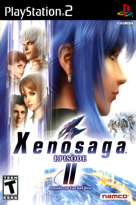 Xenosaga ゼノサーガ episode2 販促ポスター　2枚　B2 Xenosaga Episode II PS2 BOX ART Premium POSTER MADE IN USA