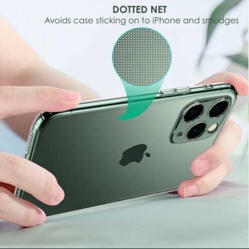 DURCHSICHTIGE stoßfeste Silikonhülle für iPhone 12 11 Pro Max XR XS 8 7 6 Plus SE 22 - Bild 20 von 38