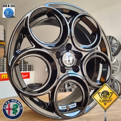 GTA KIT 4 Cerchi In Lega 18" Compatibili con Alfa Romeo Giulia Giulietta Brembo - Imagen 10 de 14