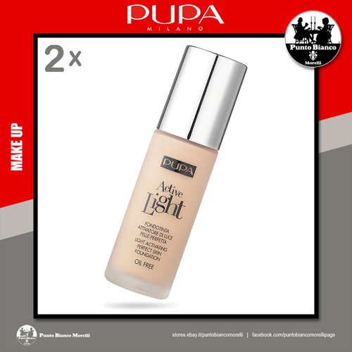 PUPA MILANO | ACTIVE LIGHT | Set 2 Fondotinta Attivatore Di Luce | Make Up - Imagen 6 de 19
