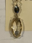 Clara Beau Gold Tone Earrings With 2” Crystal Drop — photo 4