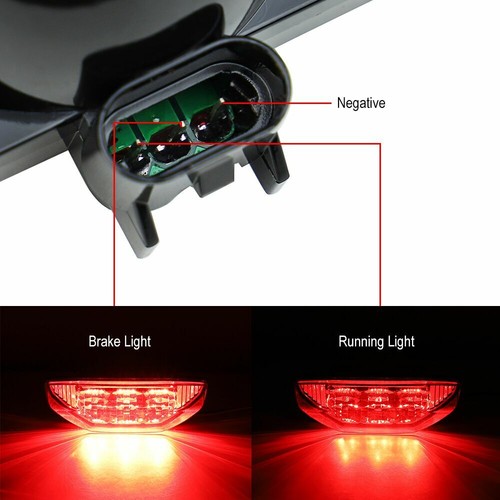 Luz de freno trasera LED roja apta para TRX 500 700xx 300 400 250 2007-2016 - Imagen 5 de 11
