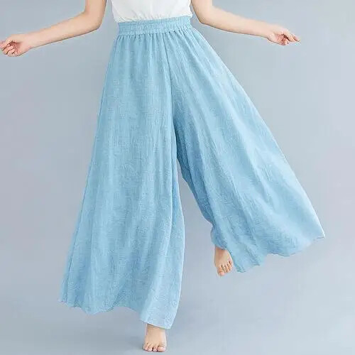 Pant Casual Loose Elastic Waist Multiple Color Wide Leg Pants New Women Pants - Bild 16 von 30
