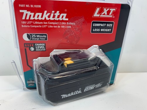 NEW 18V GENUINE BL1820B 2.0 AH Makita Battery 18 Volt For Drill, Saw,Grinder