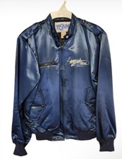 Vintage 100 Acetate Buck Fever Racing Jacket 1970 s Deadstock NWOT