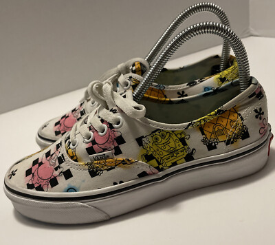 Vans x SpongeBob Authentic Airbrush Shoes VN0A5HZSZAS Mens  display picture 1
