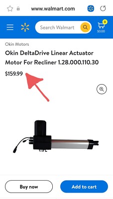 Fromann Electric Recliner Lift Chair Actuator Motor Okin 