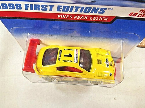 1998 Hot Wheels #652 First Editions 15/40 PIKES PEAK CELICA Yellow PurpLubeTampo - Bild 3 von 6