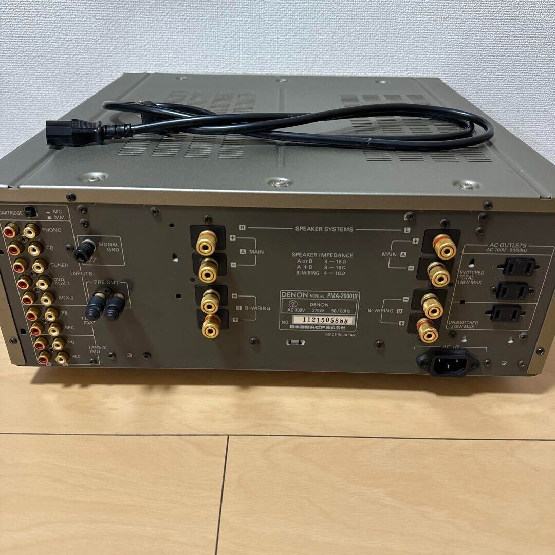 DENON PMA-2000 III Integrated Amplifier Power supply voltage DENON PMA-2000 III Integrated Amplifier Power supply voltage