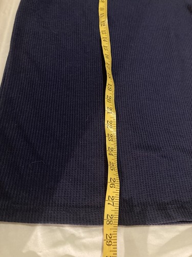 SEAN JOHN Vintage Y2K BASIC NAVY HIP HOP Style Thermal DEADSTOCK Brand New! Sz S - Picture 12 of 17