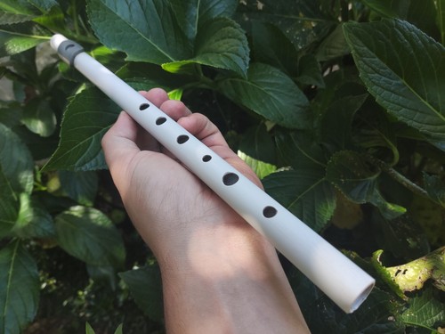 Simple PVC Piccolo, concert tuned at A440 | Handmade Pocket PVC Flute in C - Picture 4 of 9