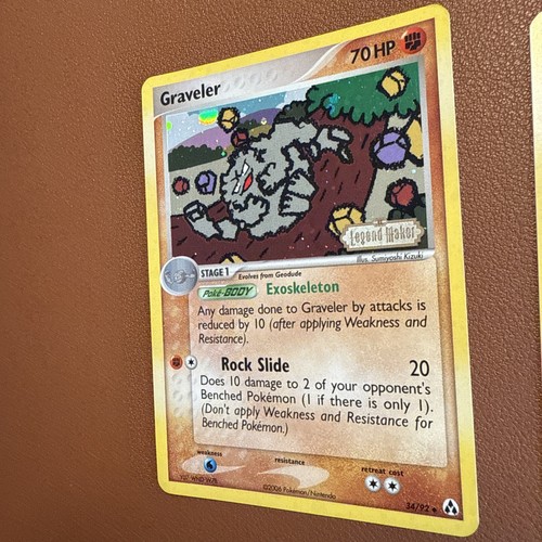 Kabuto Ex Legend Maker Reverse Holo Stamped 36/92 And Graveler 34/92 - Picture 6 of 7