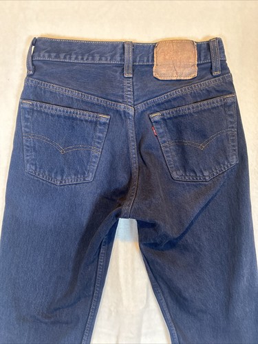 Levis Jeans Herren 28x32 Blau 501 Original Fit Regular Straight Button Fly Denim - Bild 12 von 19