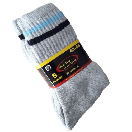 Chaussettes de 10 a 70 paires uni Noir, Blanc ou Gris pour homme ou femme - Imagen 78 de 99