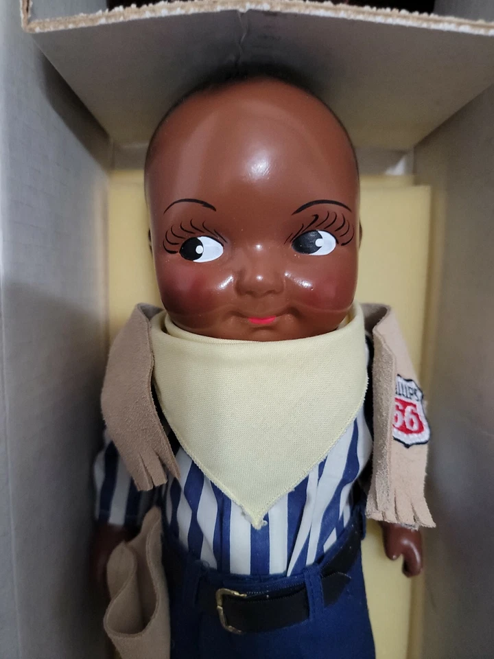 Raro Negro Buddy Lee “Lil Phil” Phillips 66 Gasolinera Asistente Muñeca Vaquero Foto 3 de 4