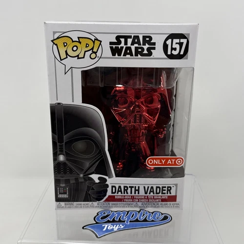 Darth Vader Red Chrome #157 Star Wars Target Exclusive Funko Pop! Free Shipping