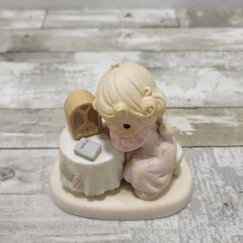 Precious Moments - Lord Speak to Me - 531987 Girl With Radio - Enesco 1998 - Picture 9 of 18