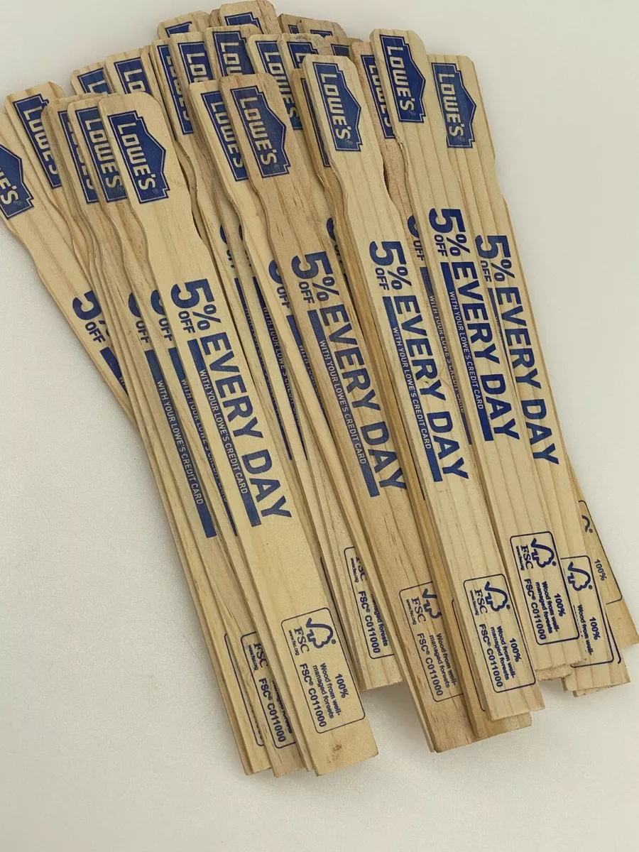 144 Lowe s Paint Stain Epoxy Sticks Stirrer Mixer Paddle WOOD 12