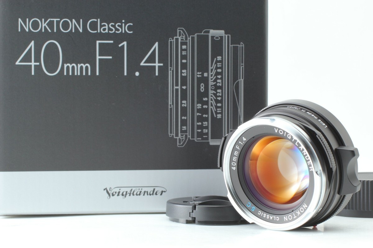 【美品】NOKTON classic 40mm F1.4 SC VM Almost unused] Voigtlander NOKTON Classic 40mm F1.4 SC VM