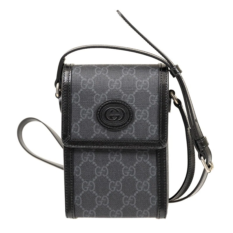 Sac rétro bandoulière Gucci imbriqué GG monogramme suprême 699402 92TCF 1000 neuf avec étiquette