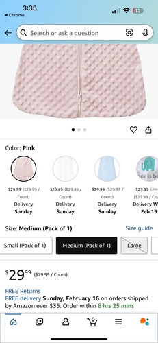 EUC Halo Pink Micro Fleece Velboa Puffy Dot Swaddle Schlafsack Neugeborene 0-3 Monate - Bild 10 von 11