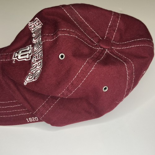 Indiana University IU Hoosiers Cap Strap back Hat Crimson Zephyr Brand - Picture 4 of 12